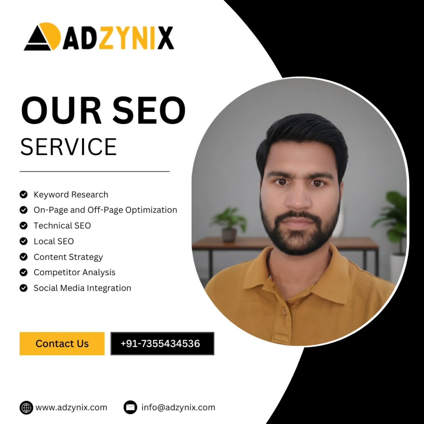 🚀 Boost Your Business Visibility with Our SEO Services!
At Adzynix, we help your brand c…