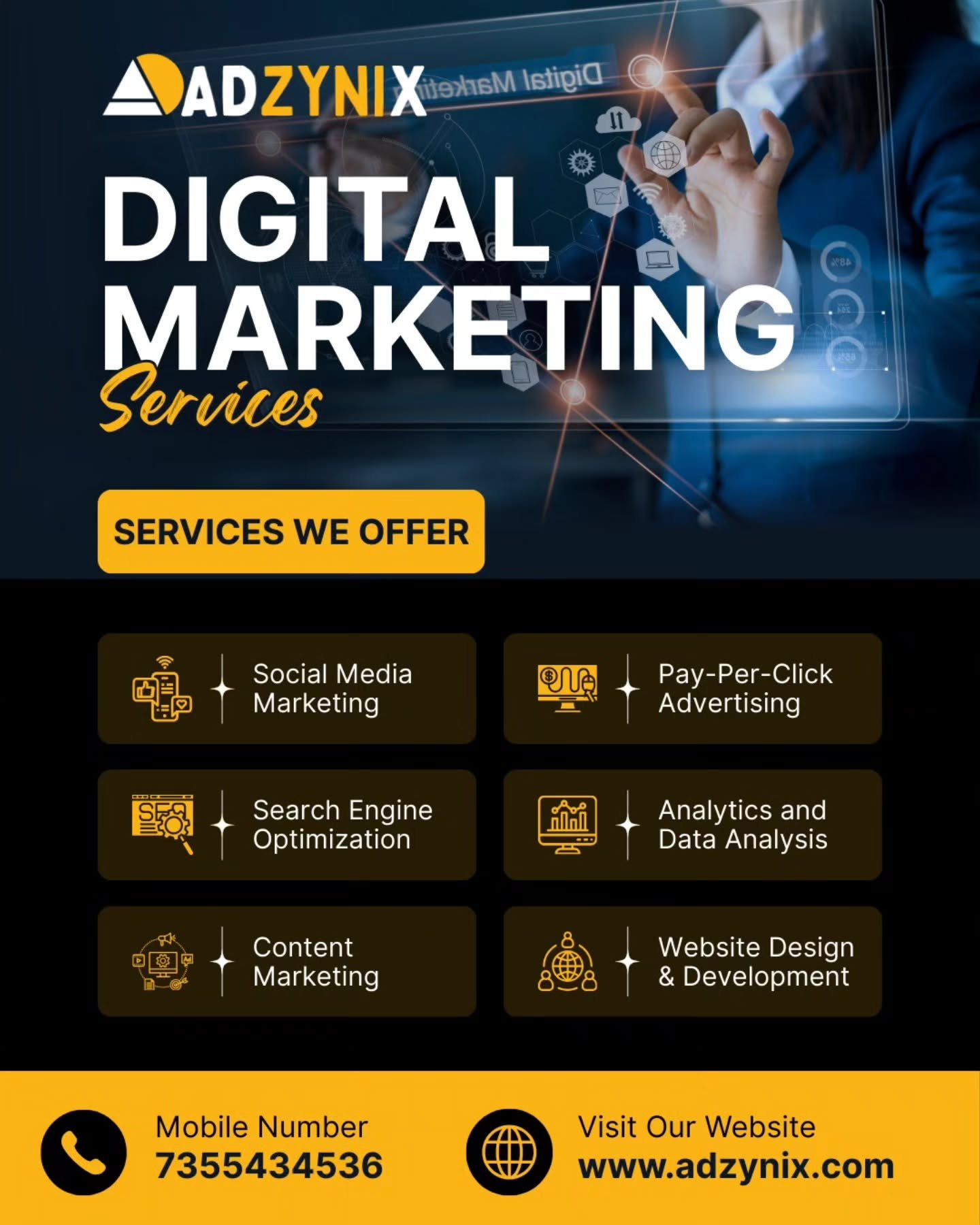 Grow your business with smart, data-driven and result-oriented digital strategies.

From …