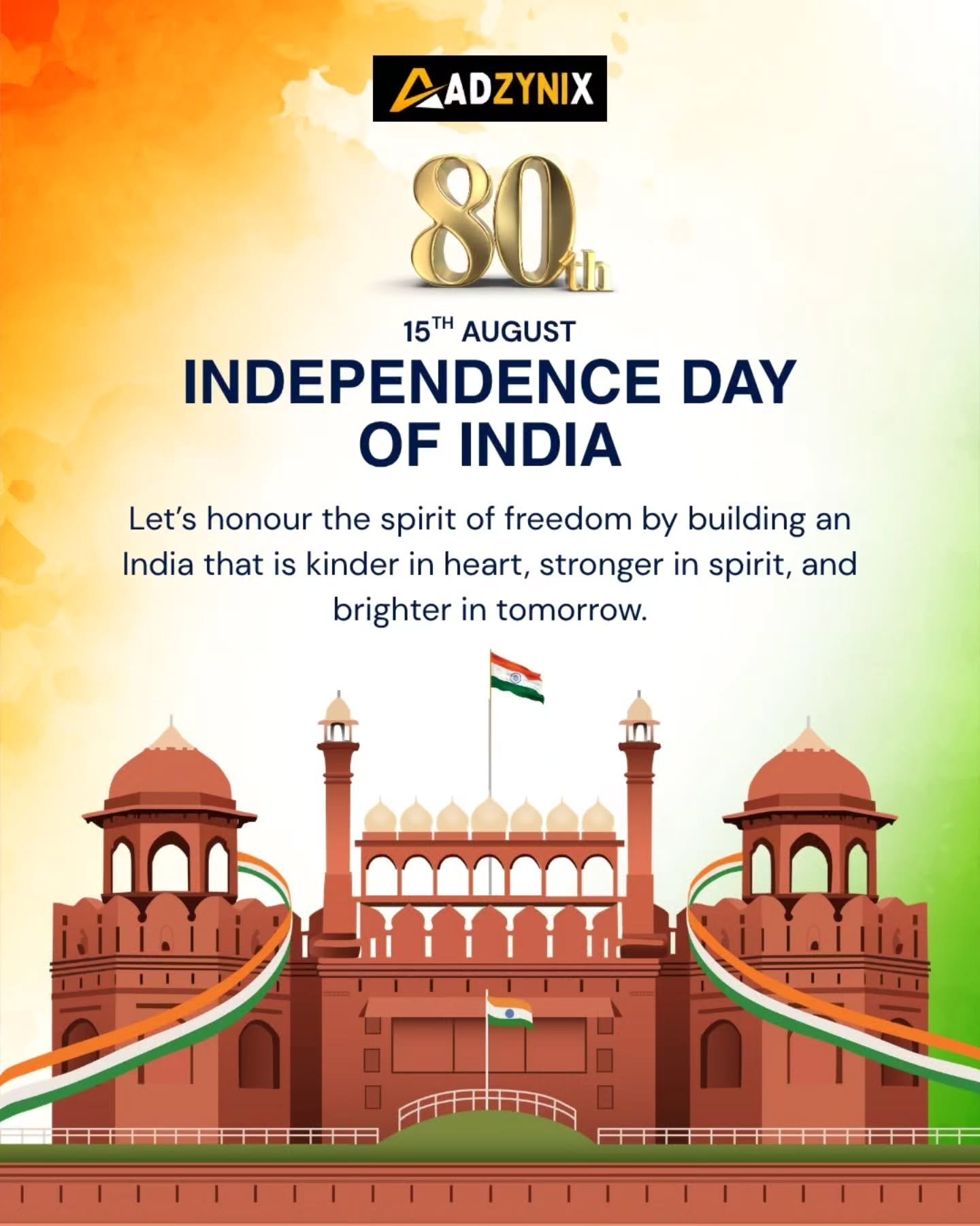 🇮🇳 Celebrating 80 Years of Freedom, Unity & Pride!

This Independence Day, let’s honour t…